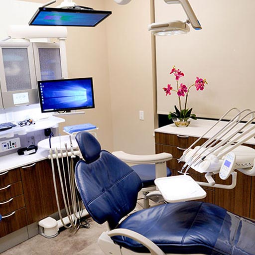 Dental exam room at Northgate Dentistry